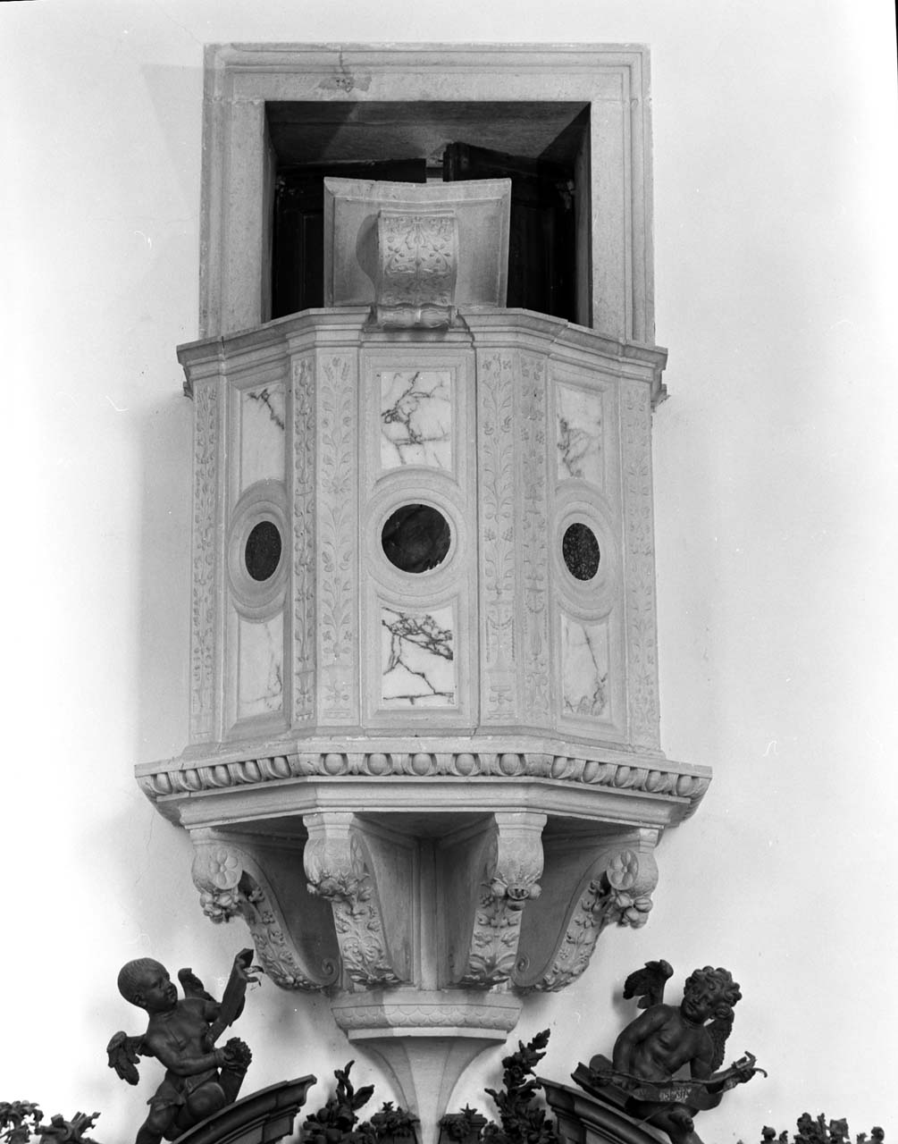 pulpito di Lombardo Tullio (bottega) (fine sec. XV)