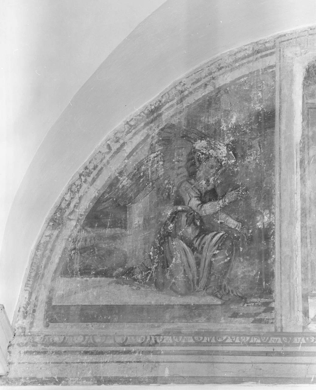 Angelo annunciante (dipinto) - ambito veneto (metà sec. XVI)
