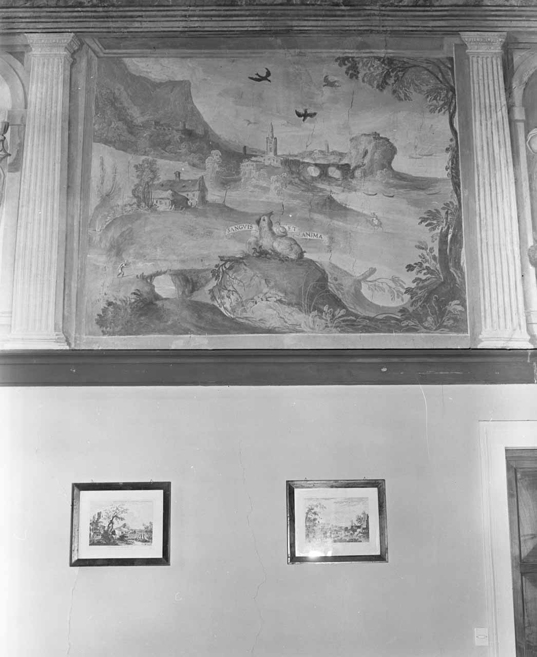 Paesaggio allegorico (dipinto) di Toeput Lodewijk detto Pozzoserrato (sec. XVI)