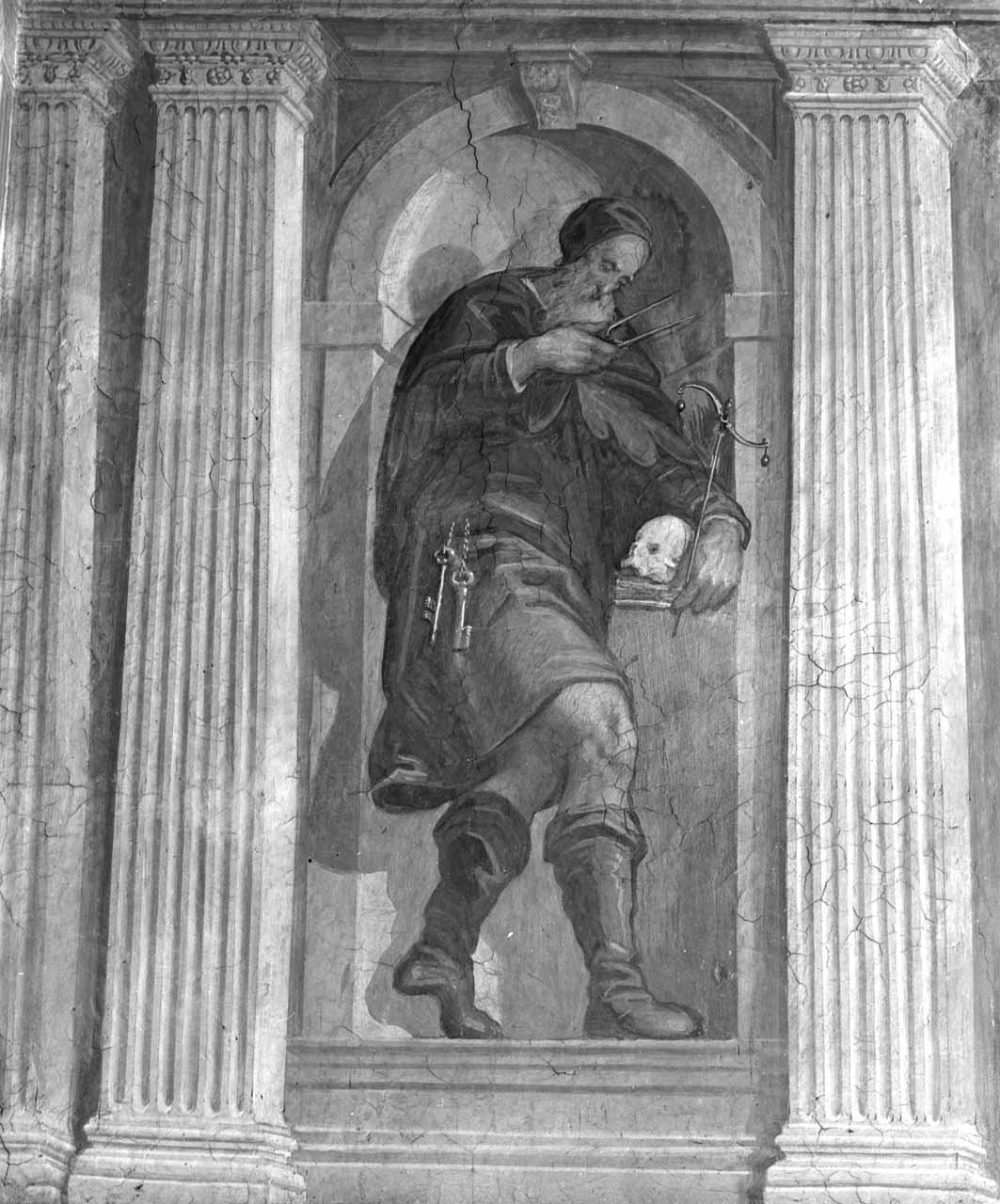 Allegoria della Prudenza (dipinto) di Toeput Lodewijk detto Pozzoserrato (sec. XVI)