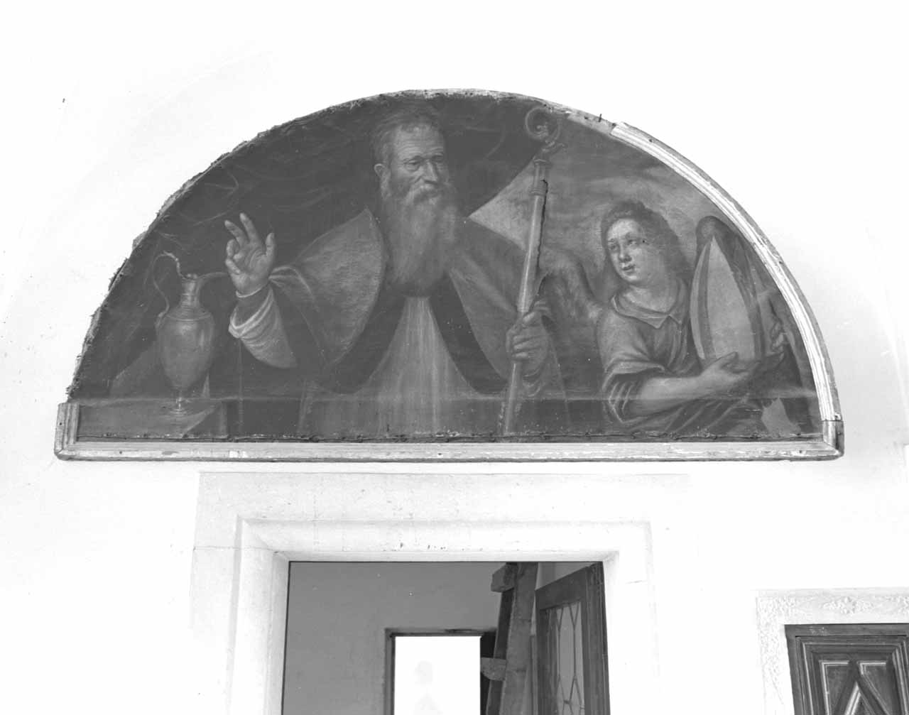 San Prosdocimo e un angelo (dipinto) - ambito padovano (fine sec. XVI)