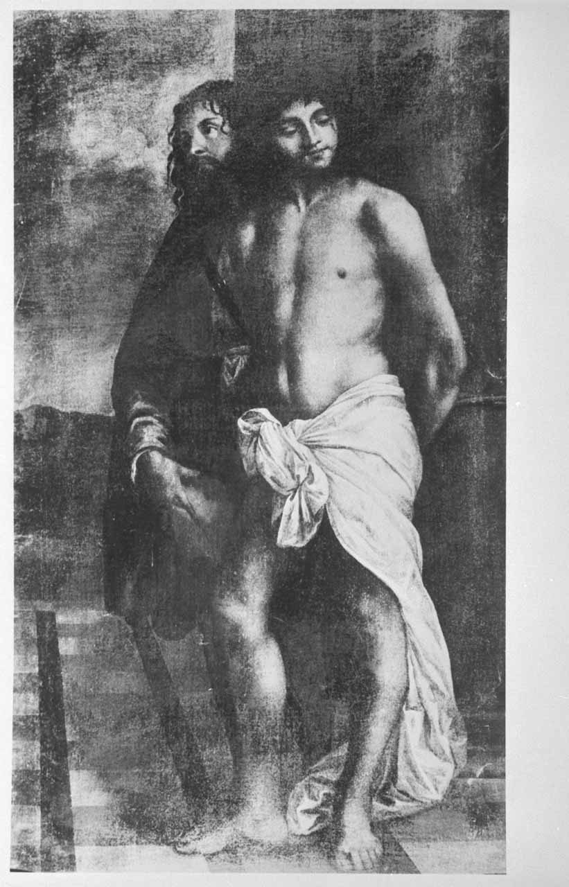 San Rocco e San Sebastiano (dipinto) - ambito veneto (fine/ inizio secc. XVI/ XVII)
