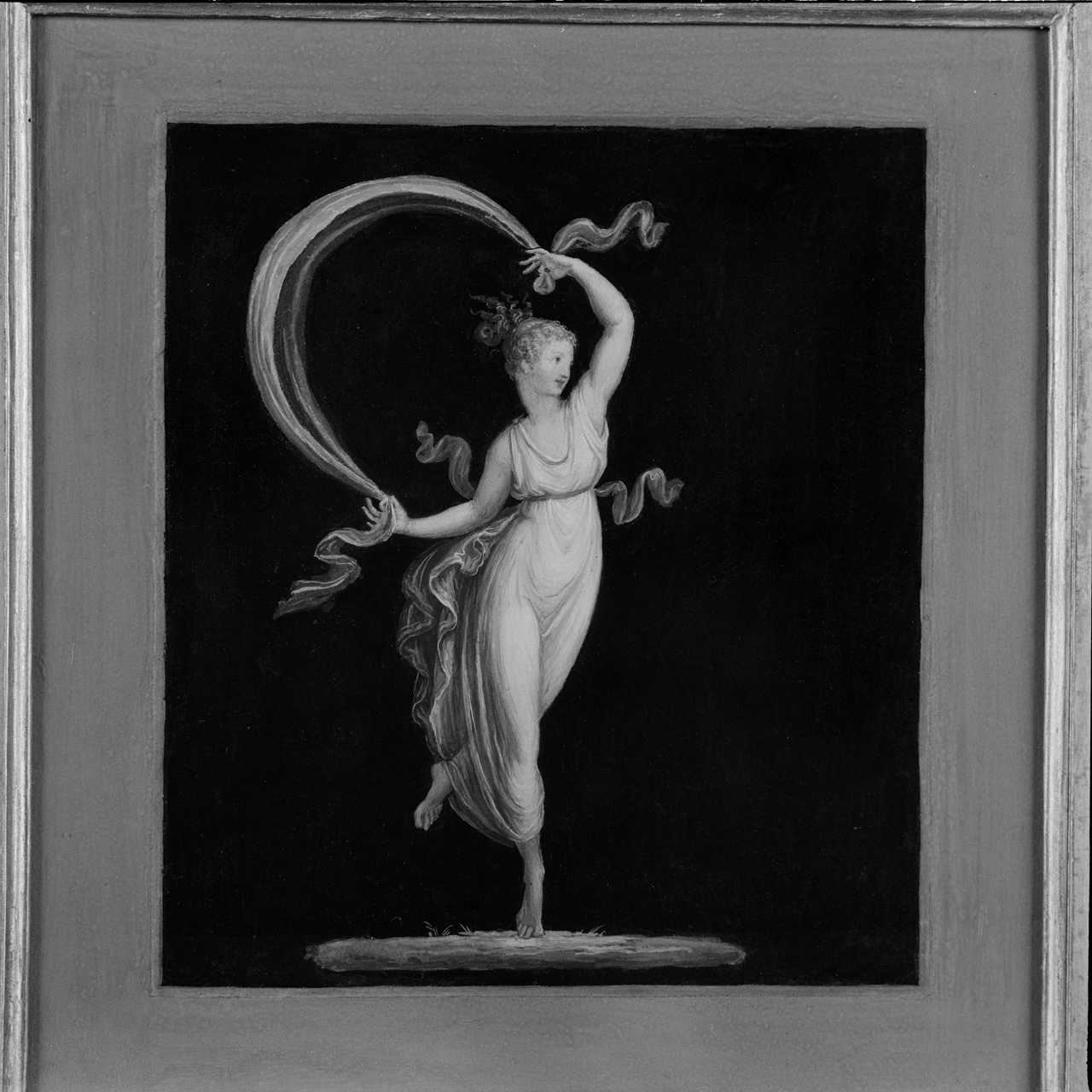 Danzatrice che si regge il velo (disegno) di Canova Antonio (sec. XVIII)