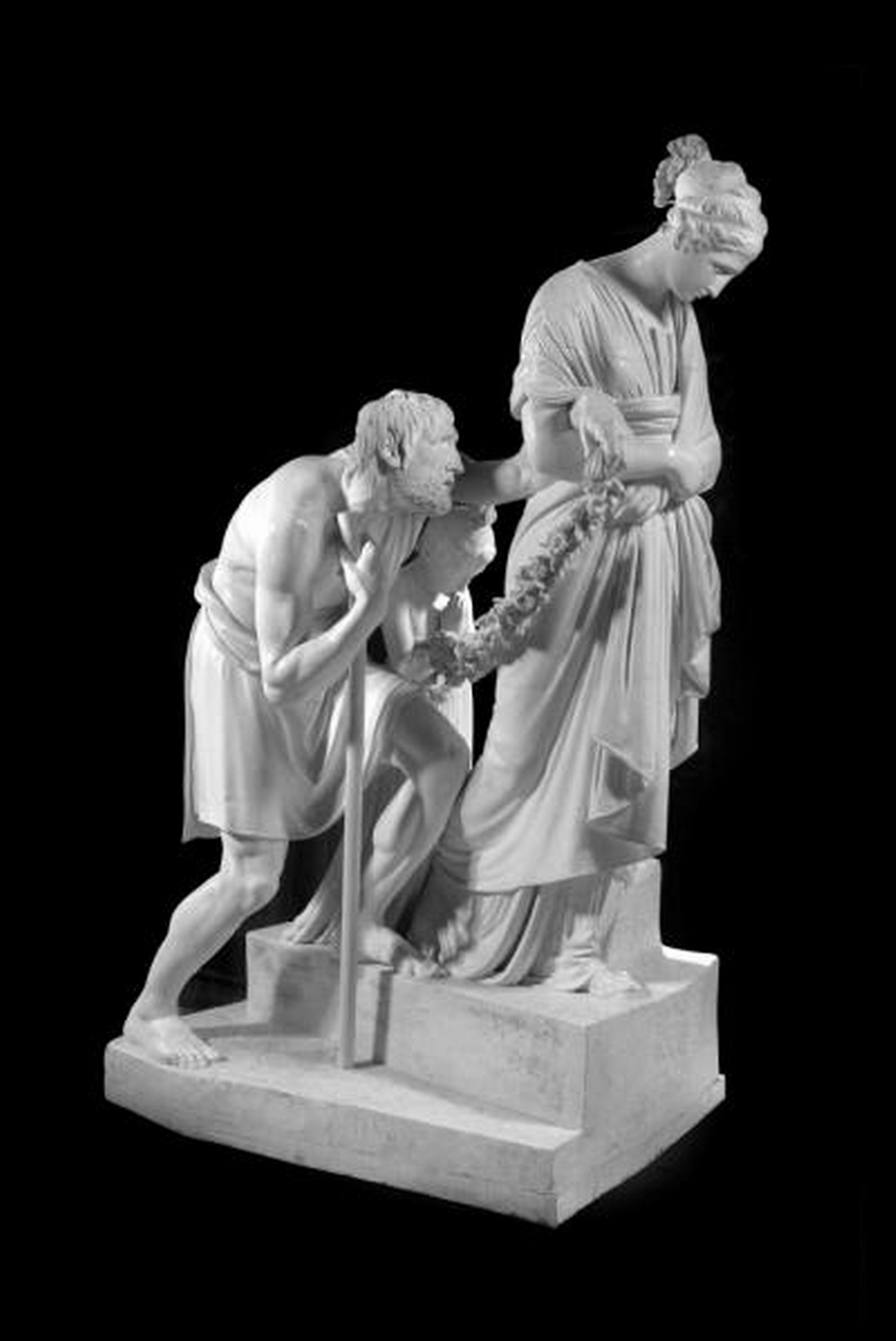 La Beneficenza, il vecchio e il bambino (scultura) di Canova Antonio (sec. XIX)
