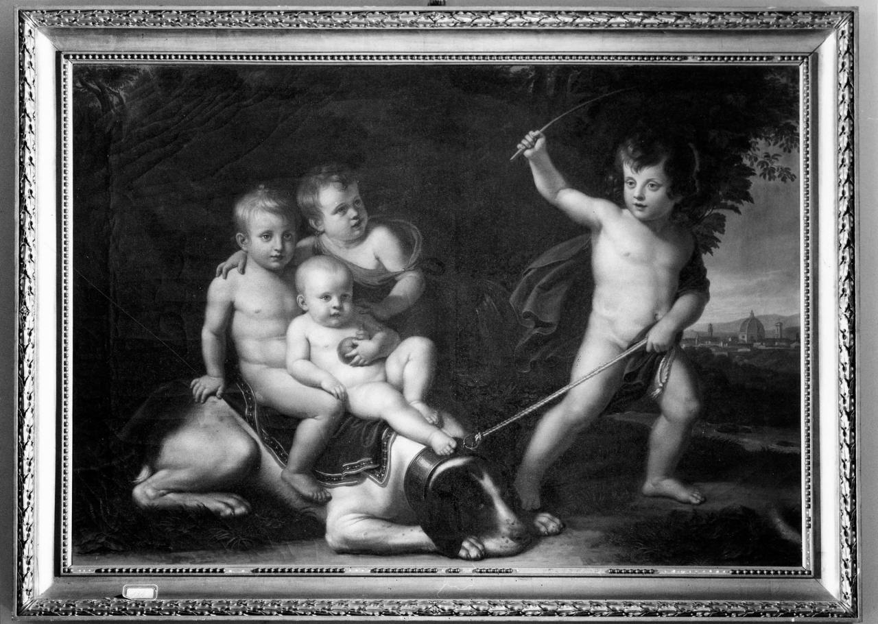 ritratto dei figli del principe Tommaso Corsini (dipinto) di Benvenuti Pietro (primo quarto sec. XIX)