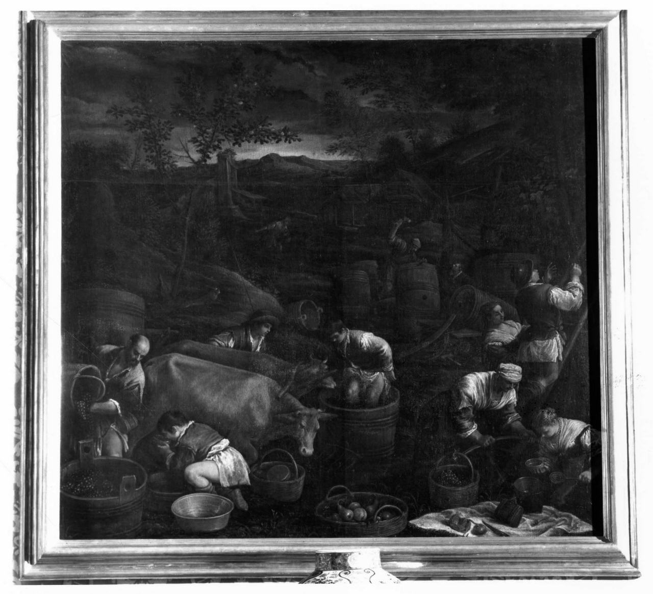 L'Autunno, Autunno (dipinto) di Da Ponte Francesco detto Francesco Bassano il Giovane (ultimo quarto sec. XVI)