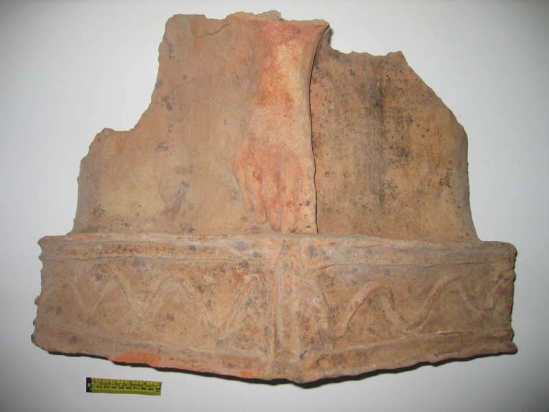 coperchio di sarcofago (fine/ metà III sec. a.C./ II sec. a.C)