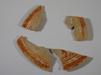 piatto (prima metà VII sec. a.C)