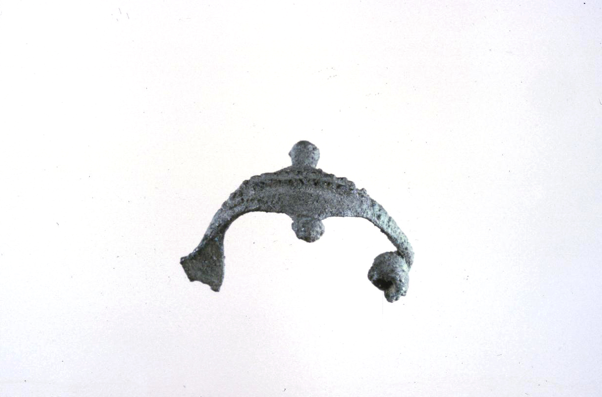 fibula a navicella (fine/ inizio VII sec. a.C./ VI sec. a.C)