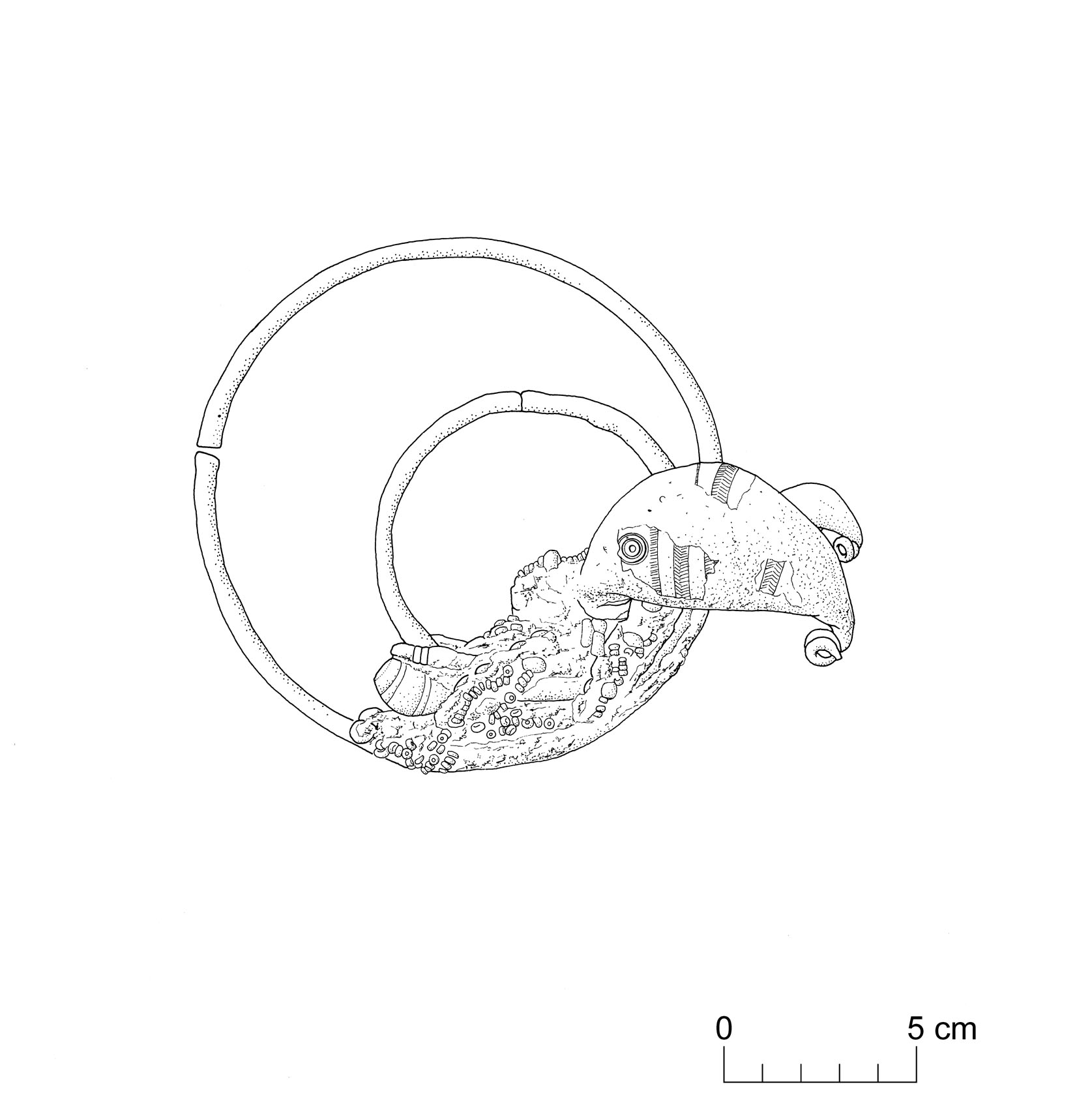 fibula a sanguisuga (VII sec. a.C)