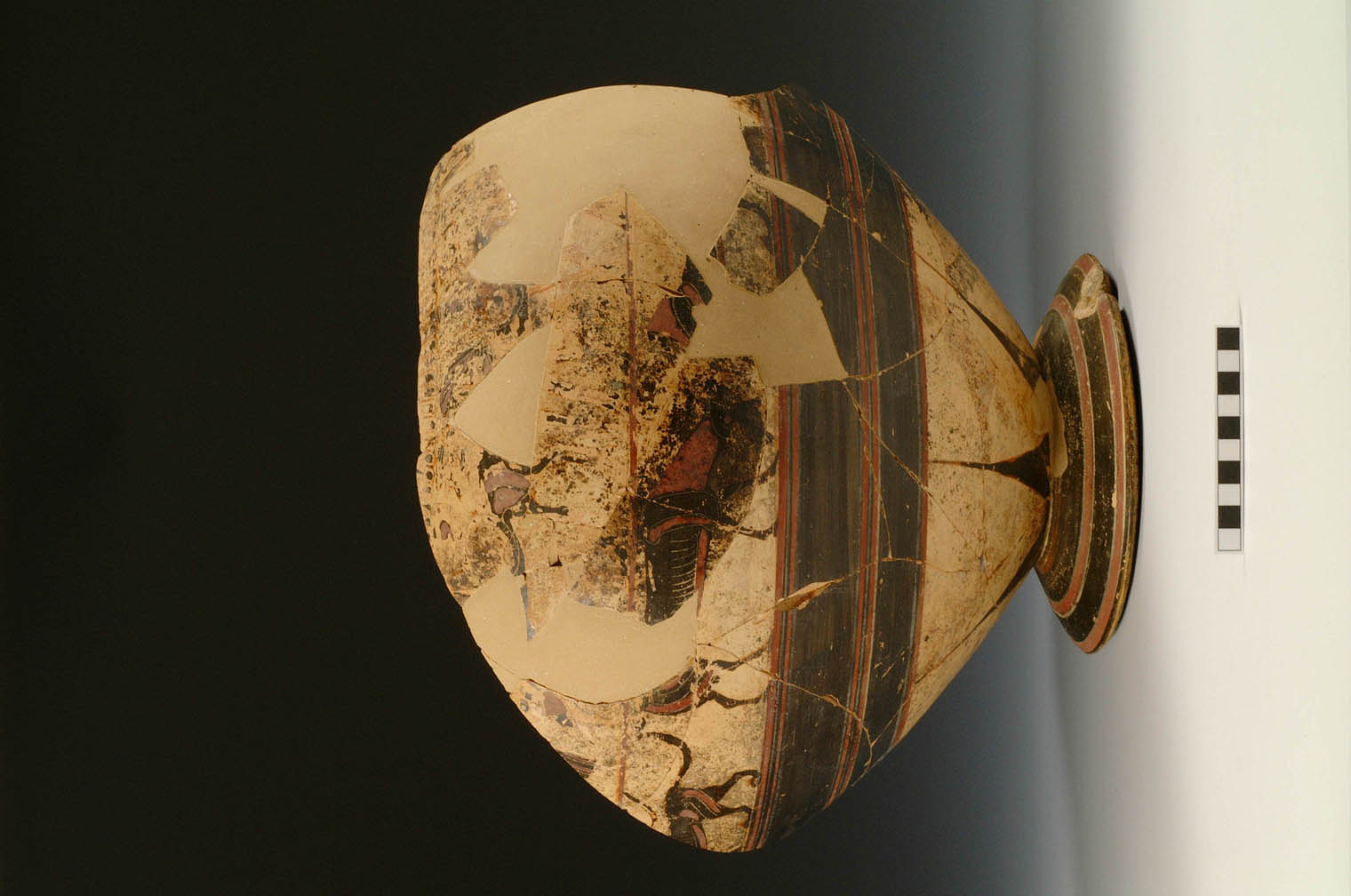 cratere a colonnette (primo quarto VI sec. a.C)