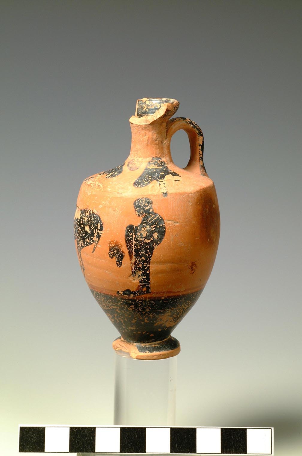 lekythos (ultimo quarto/ fine VI sec. a.C)