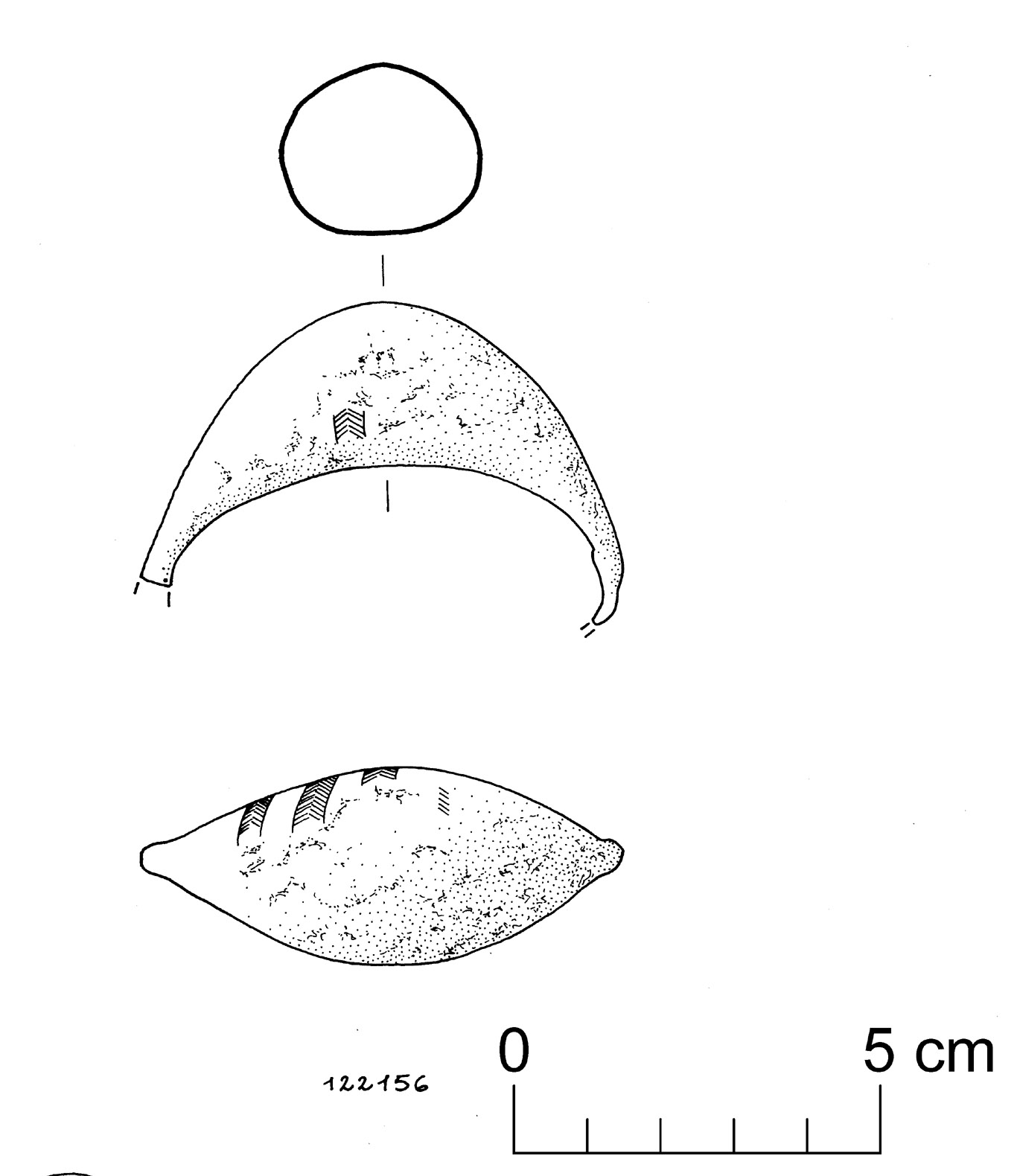 fibula a sanguisuga (VIII sec. a.C)