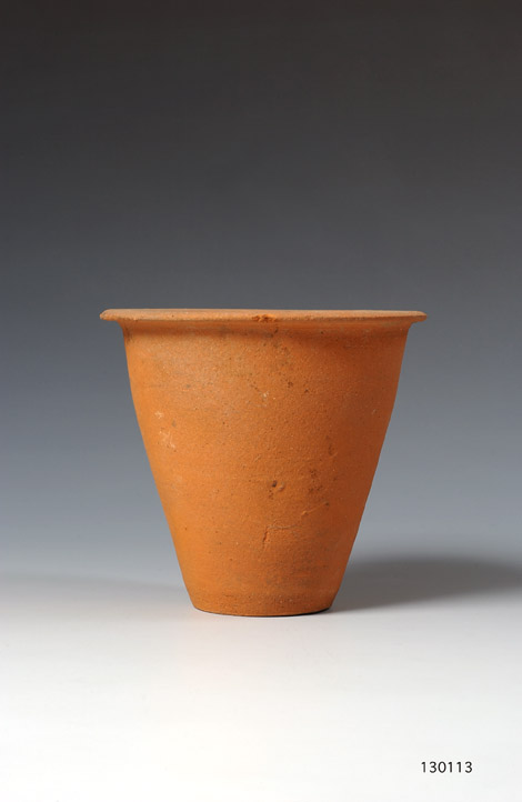 bicchiere troncoconico a pareti sottili (seconda metà/ ultimo quar I sec. a.C./ I sec. d.C)