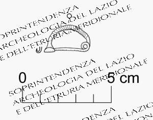 fibula ad arco (primo quarto/ terzo quart IX sec. a.C)