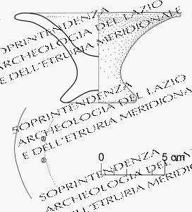 piattello su piede (seconda metà IX sec. a.C)