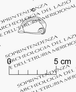 fibula ad arco (seconda metà IX sec. a.C)