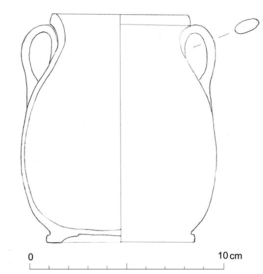 pelike attica a figure rosse (seconda metà/ fine V sec. a.C)