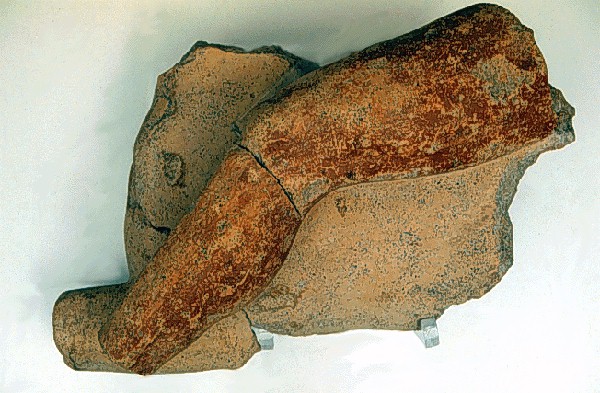 frammento di altorilievo o acroterio (primo quarto IV sec. a.C)