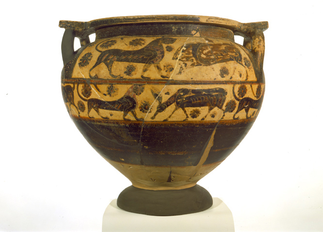 cratere a colonnette (inizio VI sec. a.C)