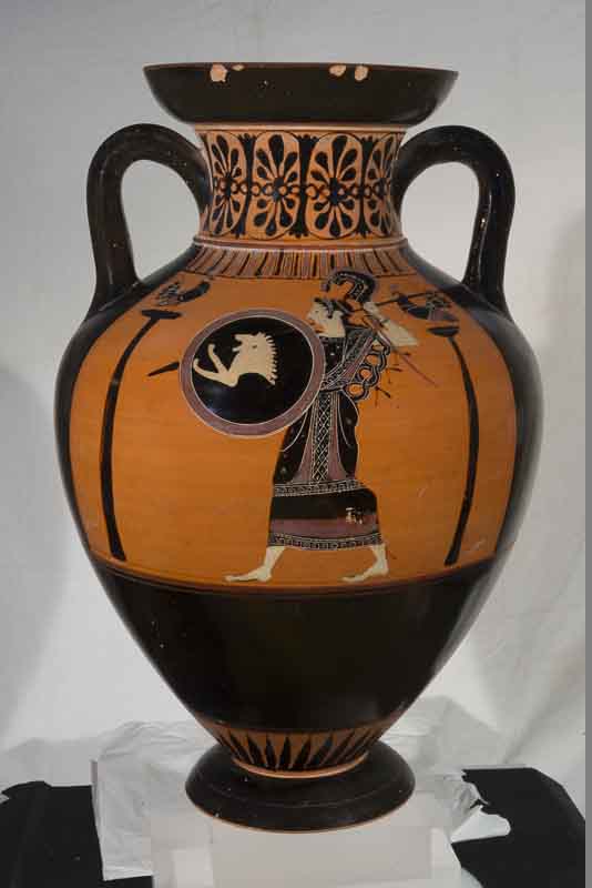 anfora panatenaica (terzo quarto/ ultimo quar VI sec. a.C)