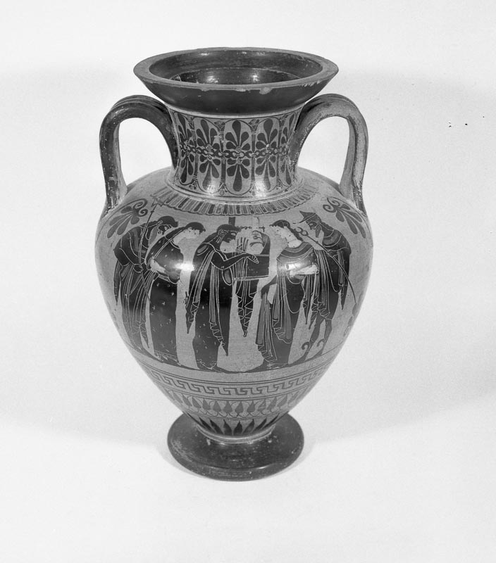 anfora con coperchio (fine/ fine VI sec. a.C)