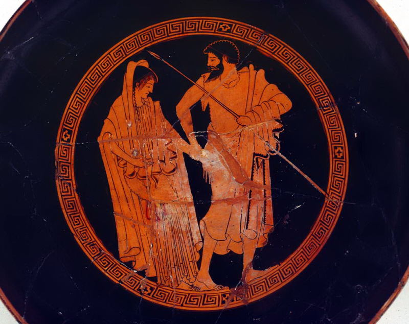 kylix (primo quarto/ secondo qua V sec. a.C)