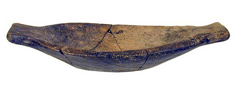vaso a barchetta (ultimo quarto X sec. a.C)