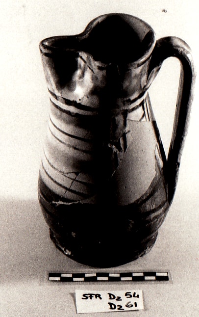 boccale, Berti-Tongiorgi 1977 forma C gruppo 2° (prima metà XIV XIV sec. d.c)