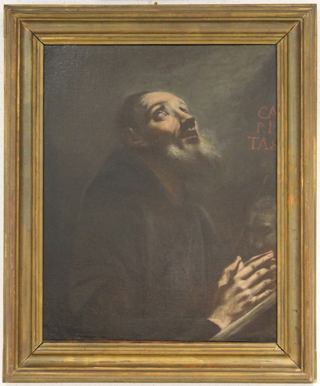 san Francesco di Paola in estasi (dipinto) di Piazzetta Giovanni Battista (scuola) (seconda metà sec. XVIII)