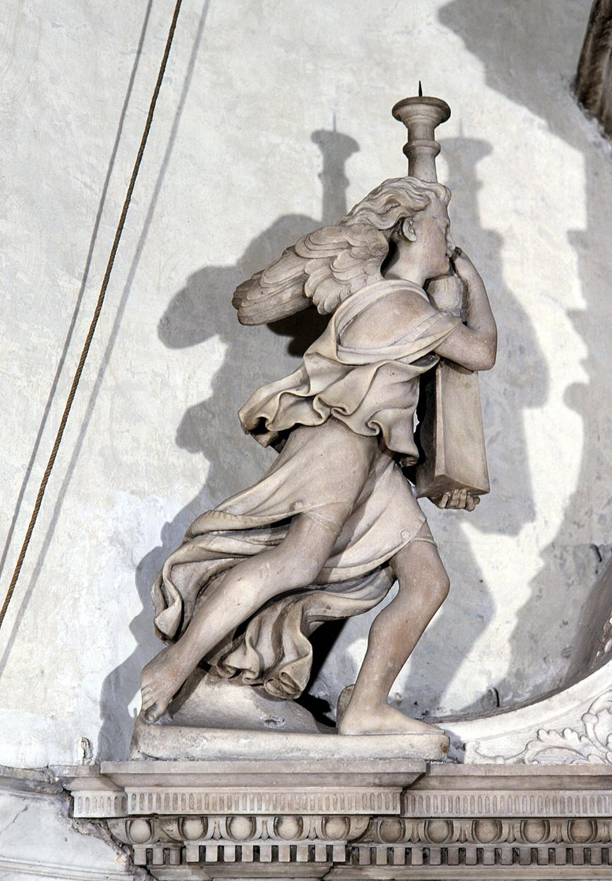 angelo reggicandelabro (statua) di Contucci Andrea detto Andrea Sansovino (e aiuti), Silvani Gherardo (cerchia) (sec. XV)