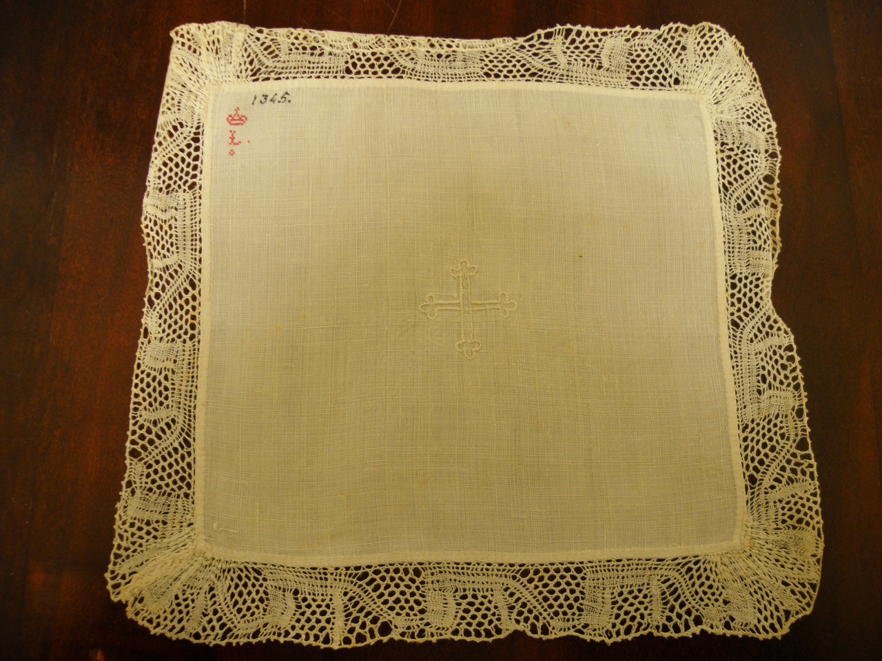 palla di calice, serie - manifattura lucchese (terzo quarto sec. XIX)