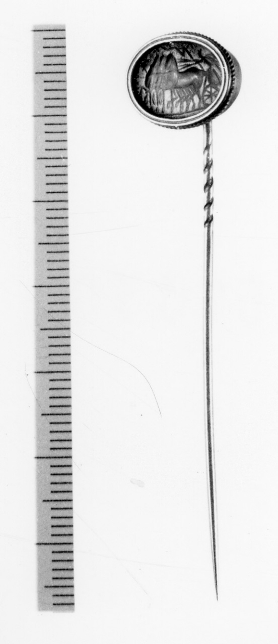 spilla da cravatta - bottega romana (sec. XIX)