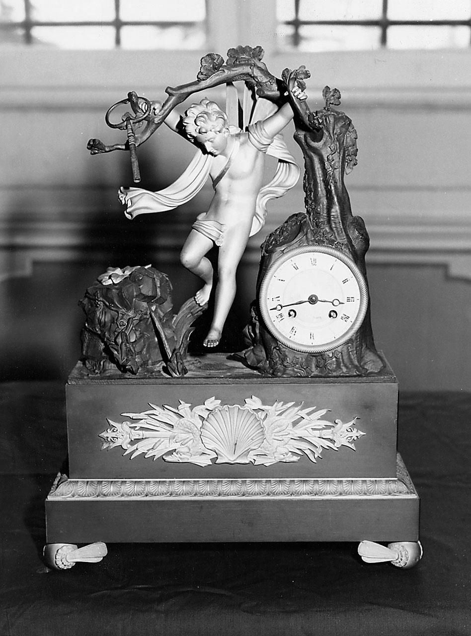 orologio da tavolo - bottega emiliana (sec. XIX)