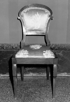 sedia, serie - bottega emiliana (sec. XIX)