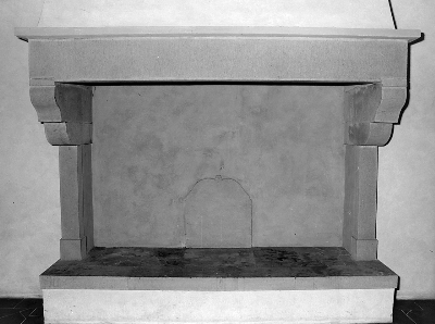 mostra di camino - produzione toscana (prima metà sec. XVI)