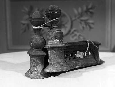 alare, serie - produzione toscana (seconda metà sec. XIX)