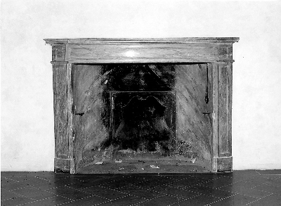 mostra di camino - produzione toscana (sec. XVIII)