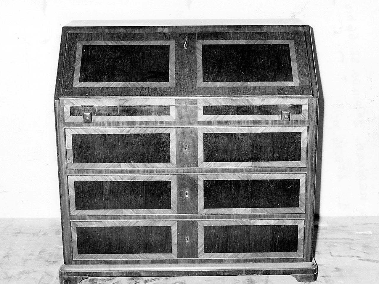 secrétaire - bottega italiana (metà sec. XIX)