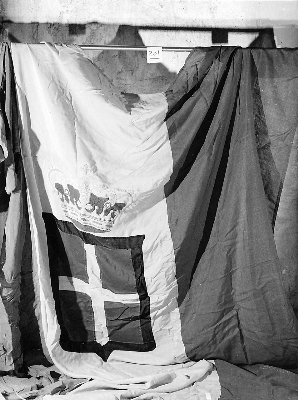 bandiera - manifattura italiana (metà sec. XIX)