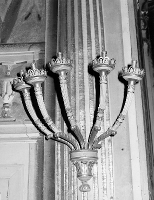 candeliere da parete, serie - produzione francese (?) (fine/ inizio secc. XVIII/ XIX)