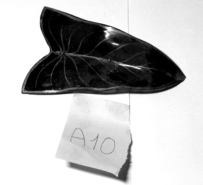 foglia (decorazione, serie) - manifattura toscana (sec. XIX)