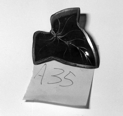 foglia, elemento d'insieme - produzione veneziana (?) (sec. XIX)