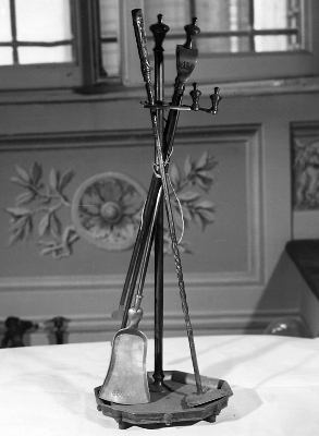 servizio da fuoco - produzione italiana (seconda metà sec. XIX)