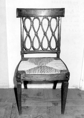 sedia, serie - bottega toscana (fine sec. XVIII)