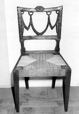 sedia, serie - bottega toscana (fine sec. XVIII)