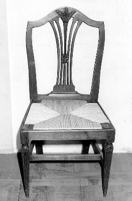 sedia - bottega toscana (ultimo quarto sec. XVIII)