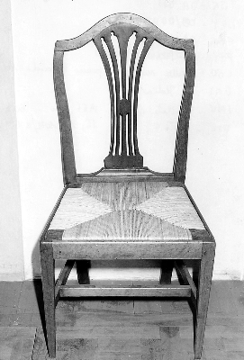 sedia - produzione toscana (ultimo quarto sec. XVIII)