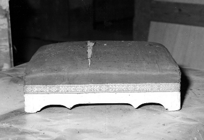 poggiapiedi - produzione toscana (fine sec. XVIII)