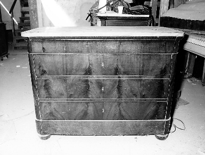 cassettone - bottega emiliana (metà sec. XIX)